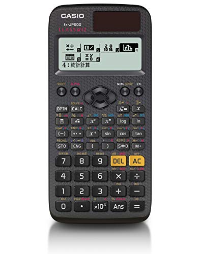 Casio Fx-JP500-N Scientific Calculator, High Definition, Japanese Display, More Than 500 Functions