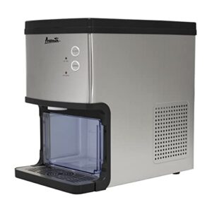 Avanti Elite Series Countertop Nugget Ice Maker and Dispenser, 33 lbs, in Stainless Steel (NIMD3313S-IS)