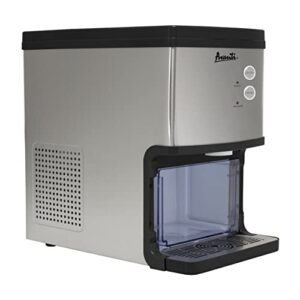 Avanti Elite Series Countertop Nugget Ice Maker and Dispenser, 33 lbs, in Stainless Steel (NIMD3313S-IS)