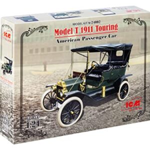 ICM 24002 Plastic Vehicle Model T 1911 Touring, American Passenger Car - Scale 1:24