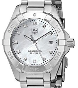 TAG Heuer Women's WAY1413.BA0920 Aquaracer Analog Display Analog Quartz Silver Watch