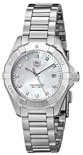 TAG Heuer Women's WAY1413.BA0920 Aquaracer Analog Display Analog Quartz Silver Watch