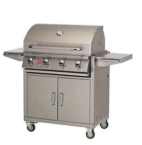 BULL 26002 NG Outlaw Natural-Gas-Grills, White