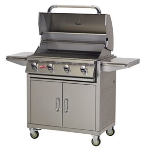 BULL 26002 NG Outlaw Natural-Gas-Grills, White