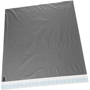 22x28 jumbo self-seal poly mailer bags 2.5 mil (10 pack silver)