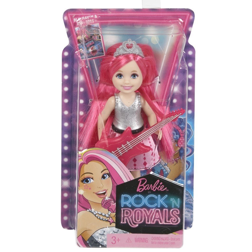 Barbie in Rock ‘N Royals Pink Princess Chelsea Doll