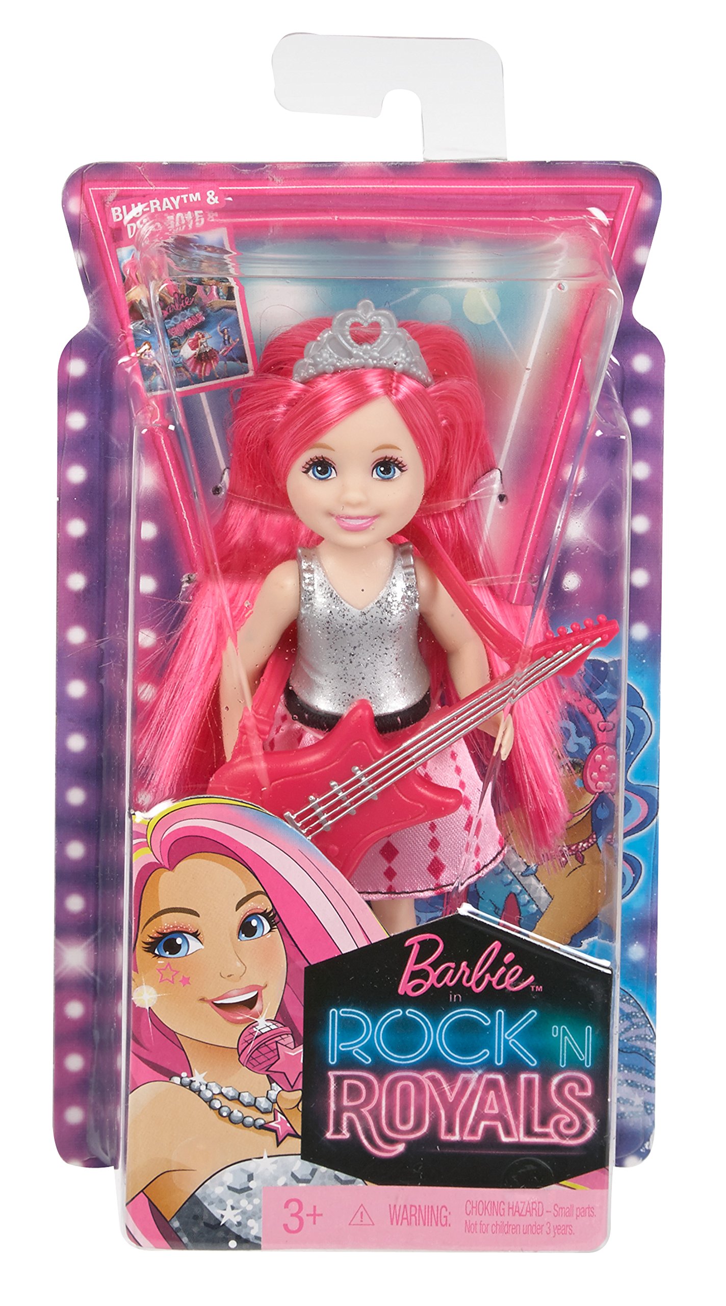 Barbie in Rock ‘N Royals Pink Princess Chelsea Doll