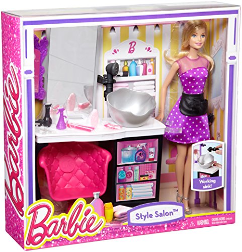 Ever After High CMM55 Barbie Malibu Ave Salon with Barbie Doll Playset