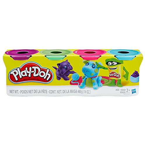 Play-Doh HASB5517BAMZ 4-Pack of Colors Gift Set Bundle (12 Cans-48 Oz)