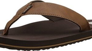 Reef Men's Sandals, Reef Twinpin, Brown, 7