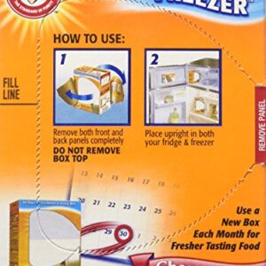 Arm & Hammer Baking Soda, Fridge-N-Freezer Pack, Odor Absorber, 14 oz - 2 Pack