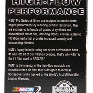 K&N Premium Oil Filter: Designed to Protect your Engine: Compatible with Select 2006-2020 PORSCHE/BMW (911, Cayenne, Macan, Panamera, Carrera, GT3, Turbo, M5, M6), PS-7032