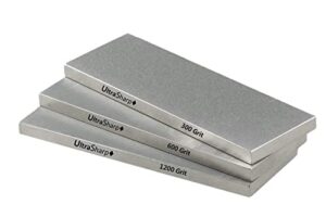 ultra sharp ii diamond sharpening stone kit - coarse/medium/extra fine