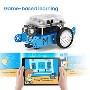 Makeblock mBot Robot Kit, STEM Projects for Kids Ages 8-12 Learn to Code with Scratch Arduino, Robot Kit for Kids, STEM Toys for Kids, Computer Programming for Beginners Gift for Boys and Girls 8+