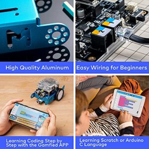 Makeblock mBot Robot Kit, STEM Projects for Kids Ages 8-12 Learn to Code with Scratch Arduino, Robot Kit for Kids, STEM Toys for Kids, Computer Programming for Beginners Gift for Boys and Girls 8+