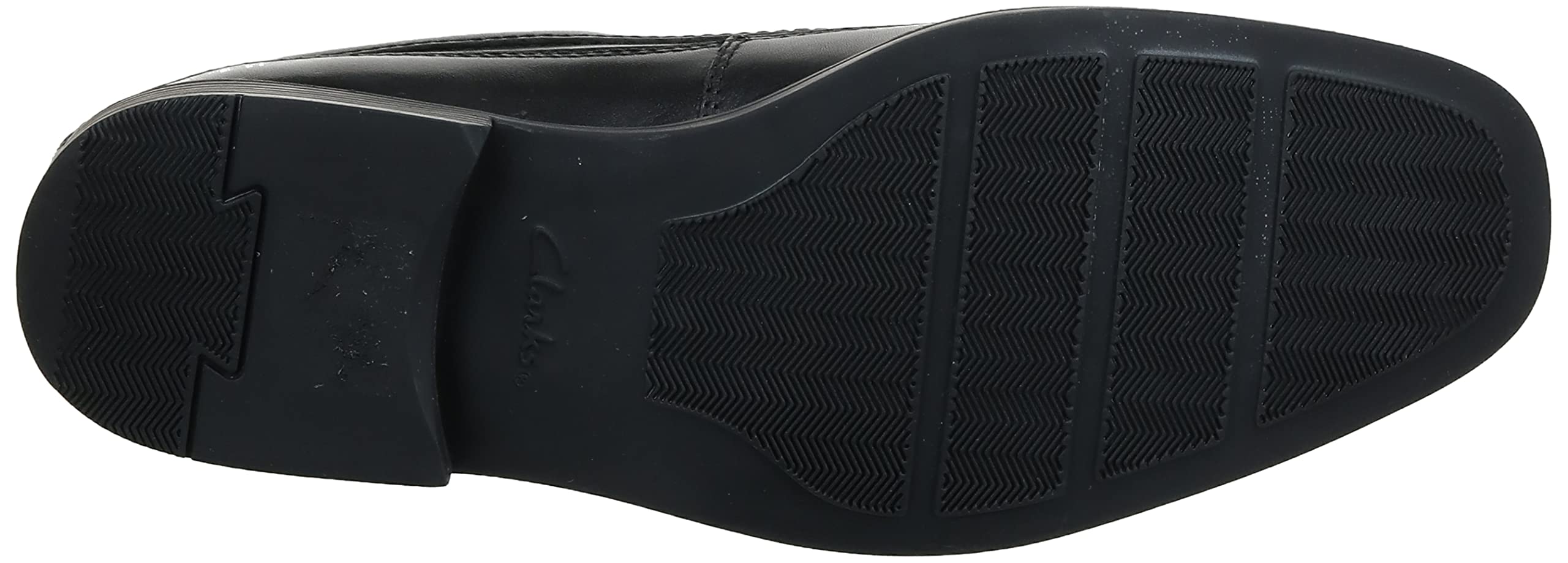 Clarks Men's Tilden Free Loafer, Black Leather, 12