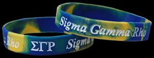 sigma gamma rho silicone bracelet