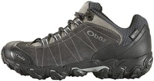 oboz bridger low b-dry hiking shoe - men's dark shadow 12