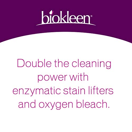 Biokleen Natural Laundry Detergent - 108 HE Loads - Powder, Concentrated, Eco-Friendly, Non-Toxic, Plant-Based, No Artificial Fragrance, Colors or Preservatives, Premium Plus(Packaging May Vary)