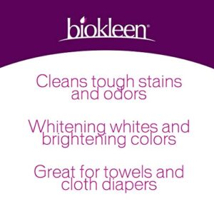 Biokleen Natural Laundry Detergent - 108 HE Loads - Powder, Concentrated, Eco-Friendly, Non-Toxic, Plant-Based, No Artificial Fragrance, Colors or Preservatives, Premium Plus(Packaging May Vary)