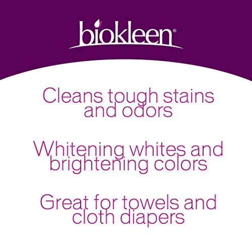 Biokleen Natural Laundry Detergent - 108 HE Loads - Powder, Concentrated, Eco-Friendly, Non-Toxic, Plant-Based, No Artificial Fragrance, Colors or Preservatives, Premium Plus(Packaging May Vary)