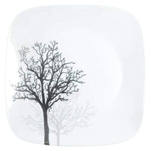corelle square timber shadows 10.25" plate