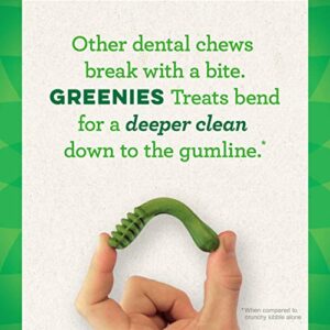 GREENIES Regular Natural Dog Dental Care Chews Oral Health Dog Treats Fresh Flavor, 12 oz. Pack (12 Treats)