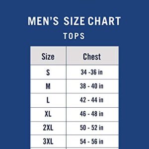 Jerzees Men's Dri-Power Cotton Blend Long Sleeve Tees, Moisture Wicking, Odor Protection, UPF 30+, Sizes S-3X, Black, Large