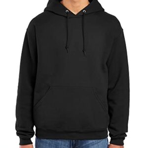 Jerzees Men's NuBlend -Fleece -Sweatshirts & - -Hoodies, Hoodie-Black, Large