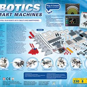 Thames & Kosmos | Robotics Smart Machines | Robotics for Kids 8 and up | STEM Kit builds 8 Robots | Full Color Manual to help with assembly | Requires tablet or smartphone | Parents' Choice Gold Award