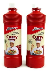 zeisner curry ketchup - 2 bottle bundle (pack of 2)