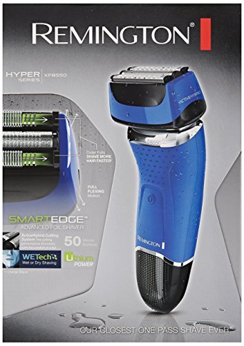 Remington XF8550 Wet & Dry Foil Shaver, Men's Electric Razor, Electric Shaver