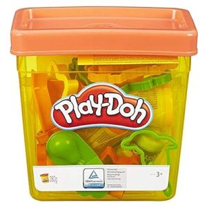 play-doh fun tub playset, great first play-doh toy for kids 3 years and up with storage, 18 tools, 5 non-toxic colors (amazon exclusive)