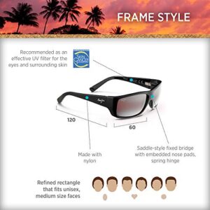 Maui Jim Women's Koki Beach Polarized Fashion Sunglasses, Purple Tortoise/Maui Rose®, Medium
