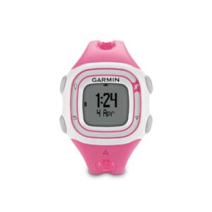 garmin forerunner 10 gps watch - pink/white (renewed)