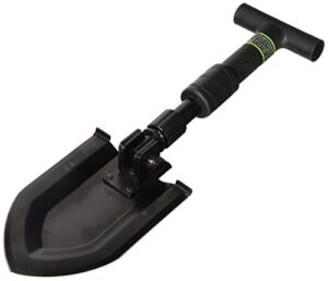 schrade pay dirt shovel with folding capabilities for outdoor exploring