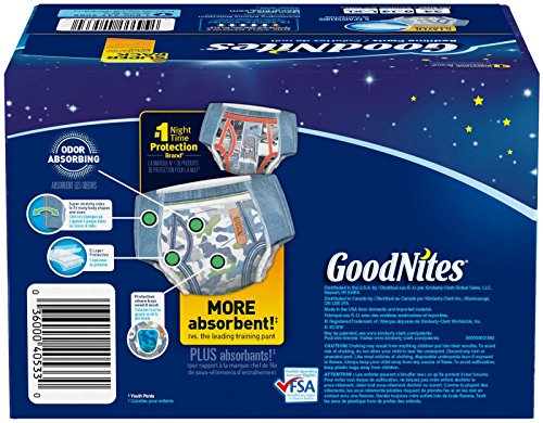 Goodnites Bedwetting Underwear for Boys, Large/X-Large, 34 Ct