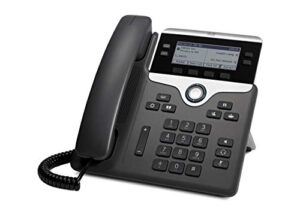 cisco remanufactured ip business phone 7841, 3.5-inch grayscale display, class 1 poe, supports 4 lines, 1-year limited hardware warranty (cp-7841-k9-rf)