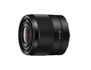 sony sel28f20 fe 28mm f/2-22 standard-prime lens for mirrorless cameras