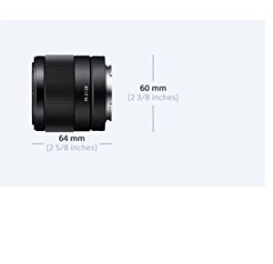 Sony SEL28F20 FE 28mm f/2-22 Standard-Prime Lens for Mirrorless Cameras