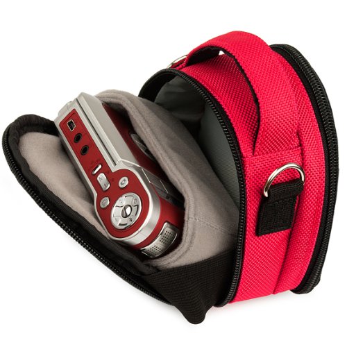 Protective Slim Camera Case Pouch Bag Compatible with Akaso EK7000, Brave 4 6 Plus 7 LE, V50X V50 Pro SE Elite Action Camera (Pink)