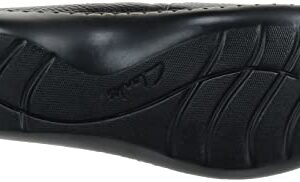 Clarks womens Ashland Lane Q Slip On Loafer, Black, 9.5 US