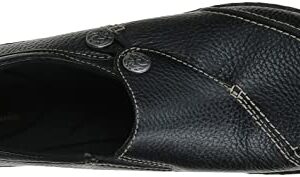 Clarks womens Ashland Lane Q Slip On Loafer, Black, 9.5 US