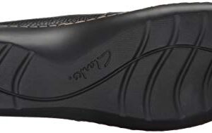 Clarks womens Ashland Lane Q Slip On Loafer, Black, 9.5 US