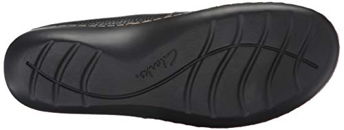 Clarks womens Ashland Lane Q Slip On Loafer, Black, 9.5 US