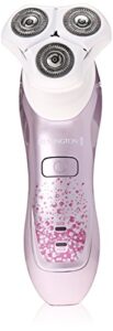 remington wr5100 women's rotary shaver, pink
