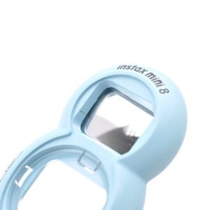 DarkHorse Close-Up Lens for Fujifilm Instax Mini 7S Mini 8 Cameras (Self-Portrait Mirror) - Blue