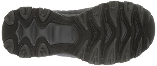 Skechers Men's Cankton Steel Toe, Black/Charcoal, 12