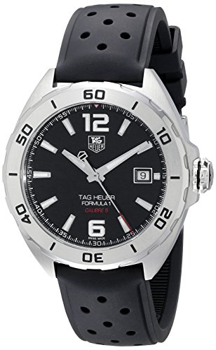 TAG Heuer Men's WAZ2113.FT0823 Analog Display Swiss Automatic Black Watch