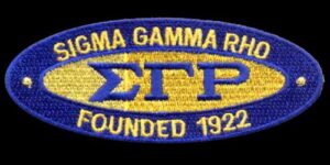 sigma gamma rho new oval founding date emblem patch